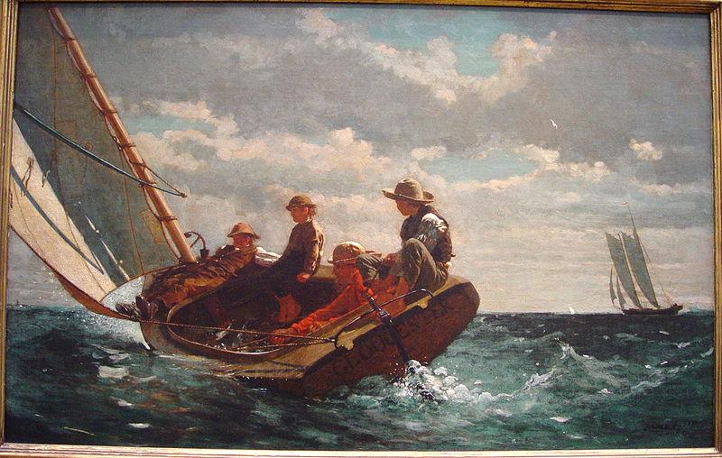 Winslow Homer Breezing Up